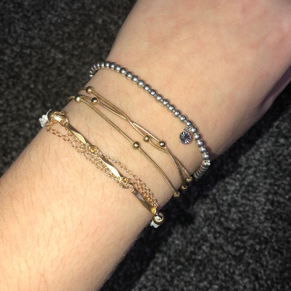 set of american eagle bracelets